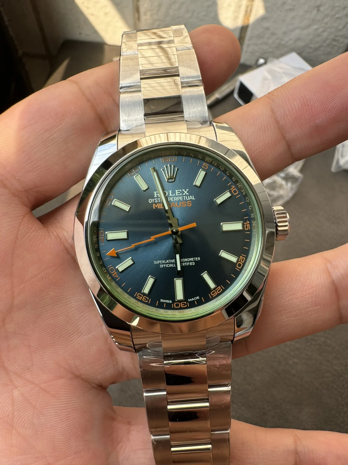 VS l 3131 무브먼트 l 40 mm l 롤렉스 밀가우스 116400