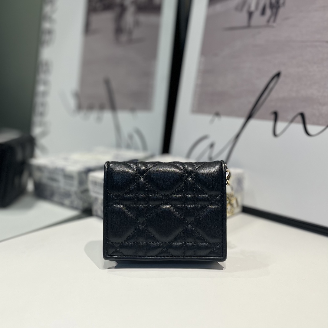 Lady Dior Gardenia 미니 지갑