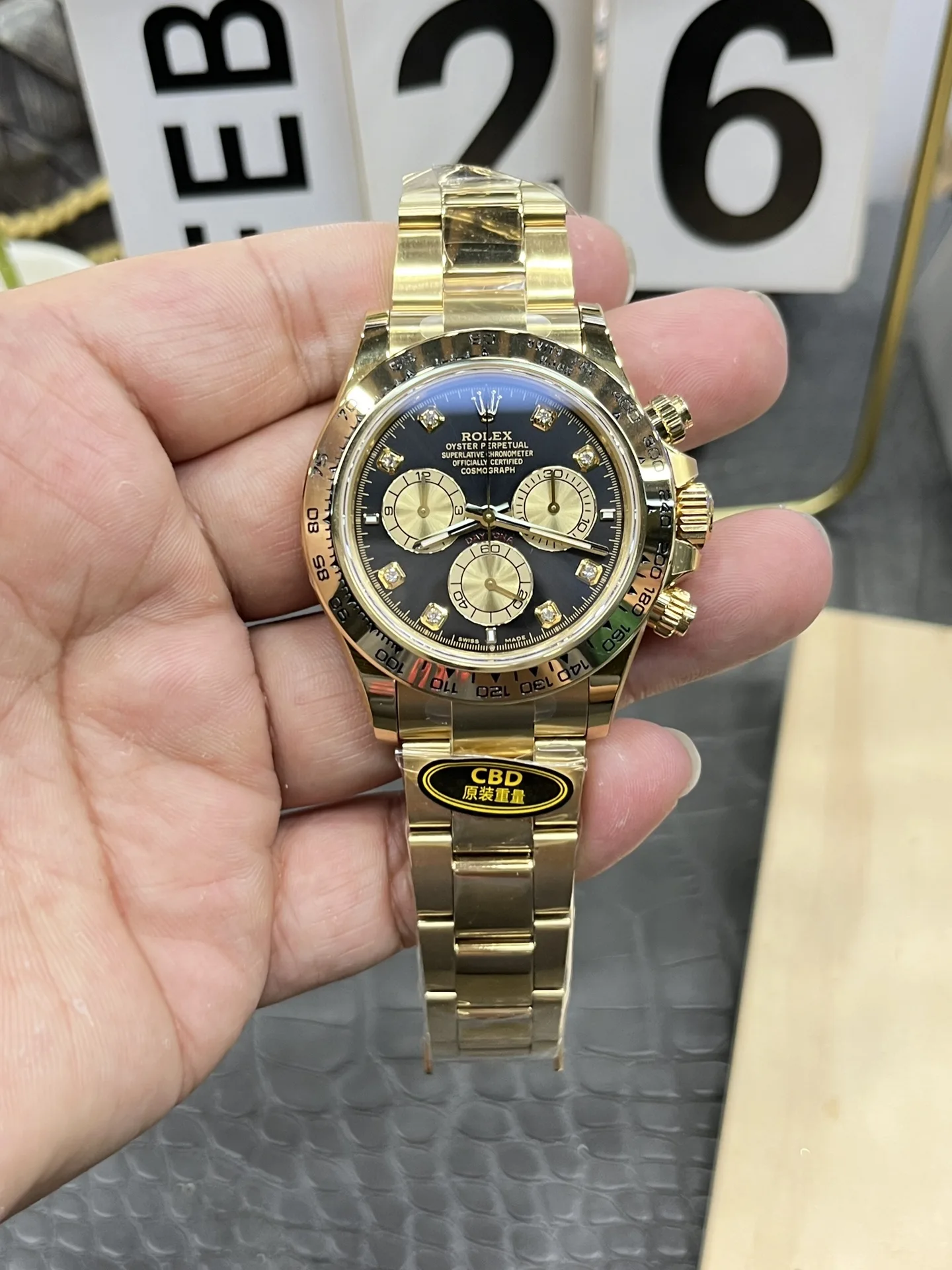 CBD l 4131 프리스프렁 l 40mm l 롤렉스 데이토나 126508 229g